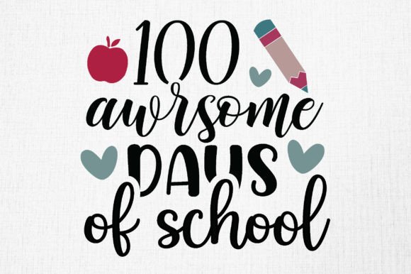 100 Awesome Days of School: An Embroidery Review