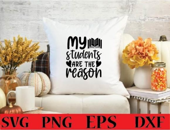 My Students Are the Reason SVG: A Stitch Test