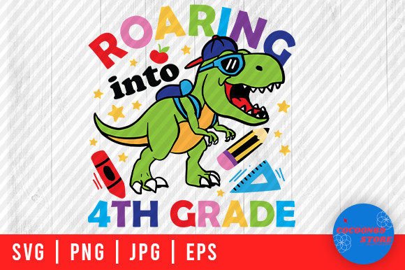 Roaring in 4th Grade T-Rex SVG: An Embroidery Review