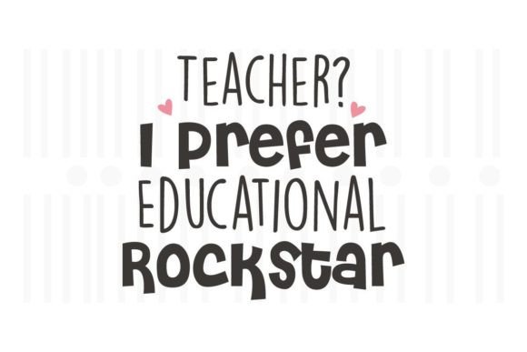Teacher I Prefer Educational Rockstar: Embroidery Review