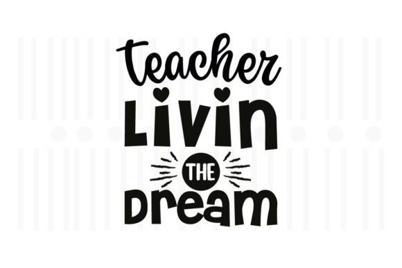 Teacher Livin the Dream SVG: An Embroidery Review