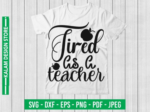 Tired As a Teacher SVG Design: An Embroidery Review